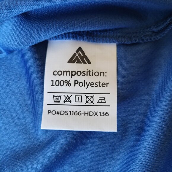 Men’s Short Sleeve Polo Shirt – Royal Blue – Size M – Speed Your Run – NWT - Picture 6 of 7